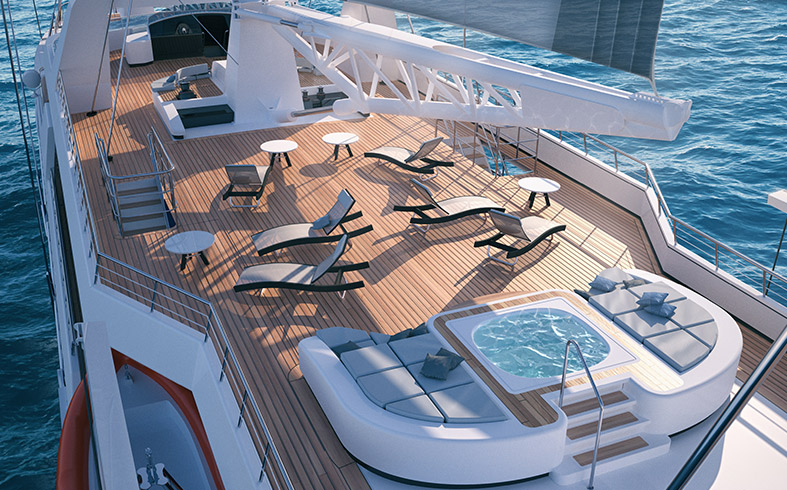 Le Ponant Deck